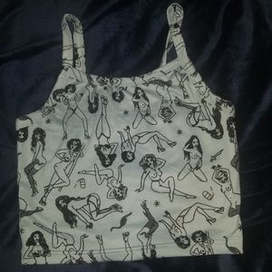 Small-medium printed tanktop